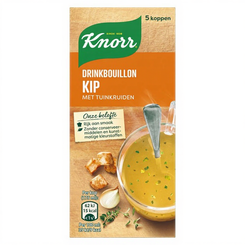 Knorr Kip Tuin Kruiden Drink Bouillon - 35 g