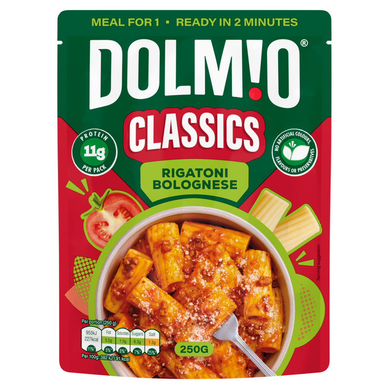 Classics Rigatoni Bolognese Pasta 250g