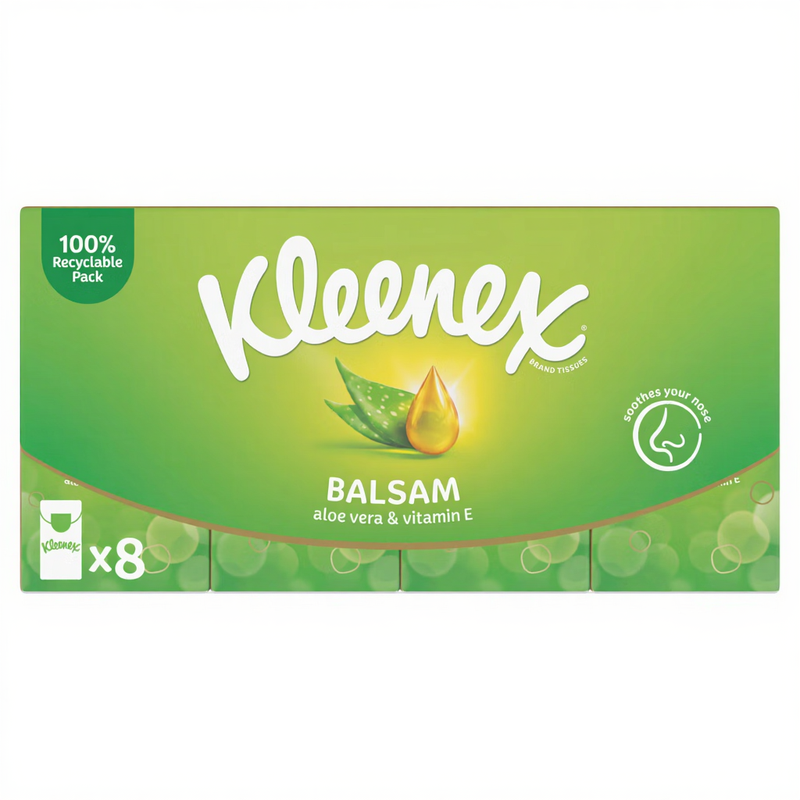 Balsam Pocket Tissues 8 Pocket Pack