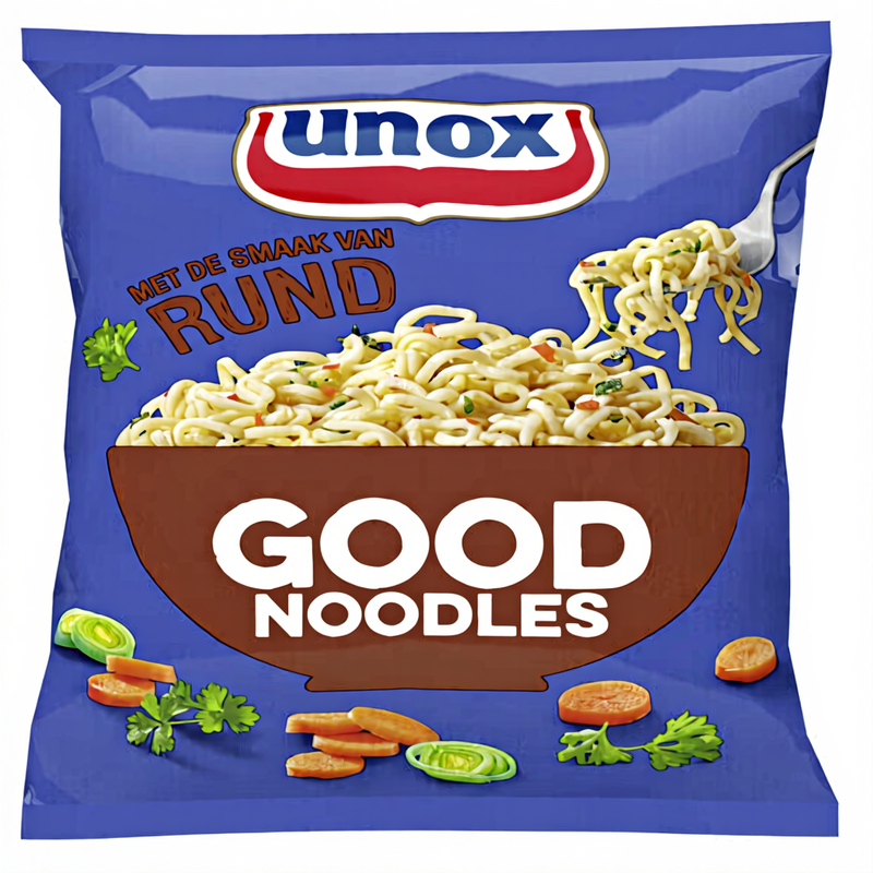 Unox Pittige Rundvleesnoedels - 70 g