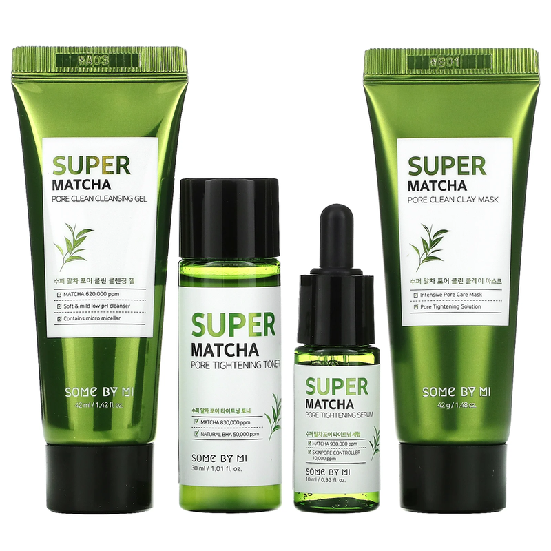 Some By Mi Super Matcha Pore Care Starter Kit Box