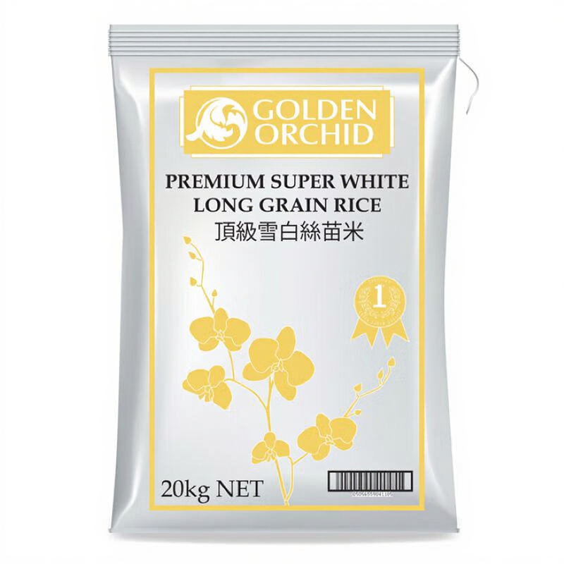 Golden Orchid Premium Superwitte Langkorrel 20 kg