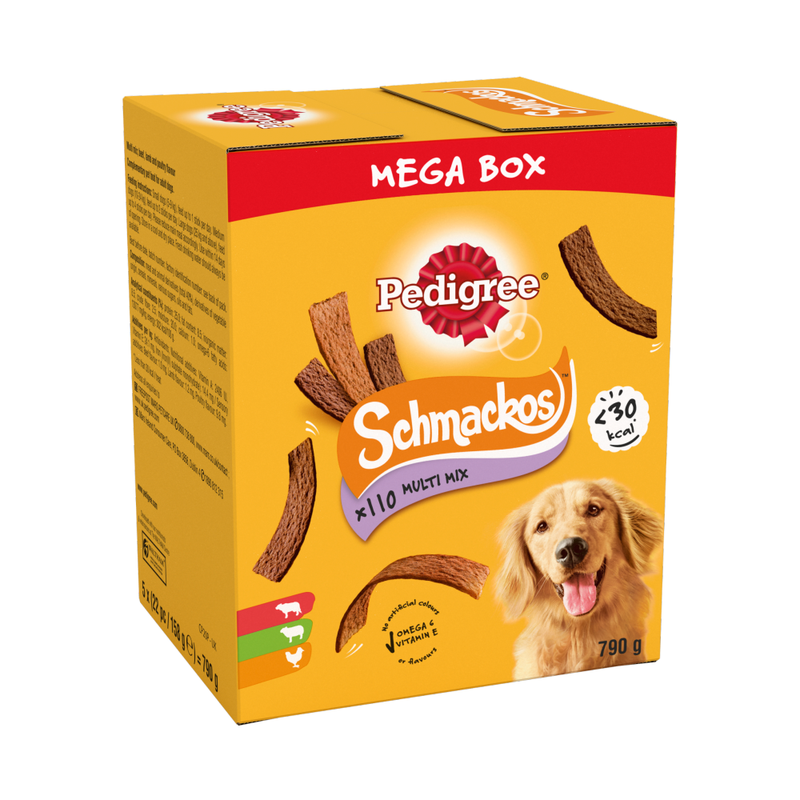 Schmackos Adult Dog Treats Meaty Multi Mix 110 Sticks 790g