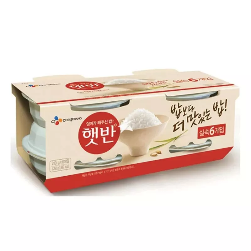 Microwavable Cooked Rice (White) 210g x 6