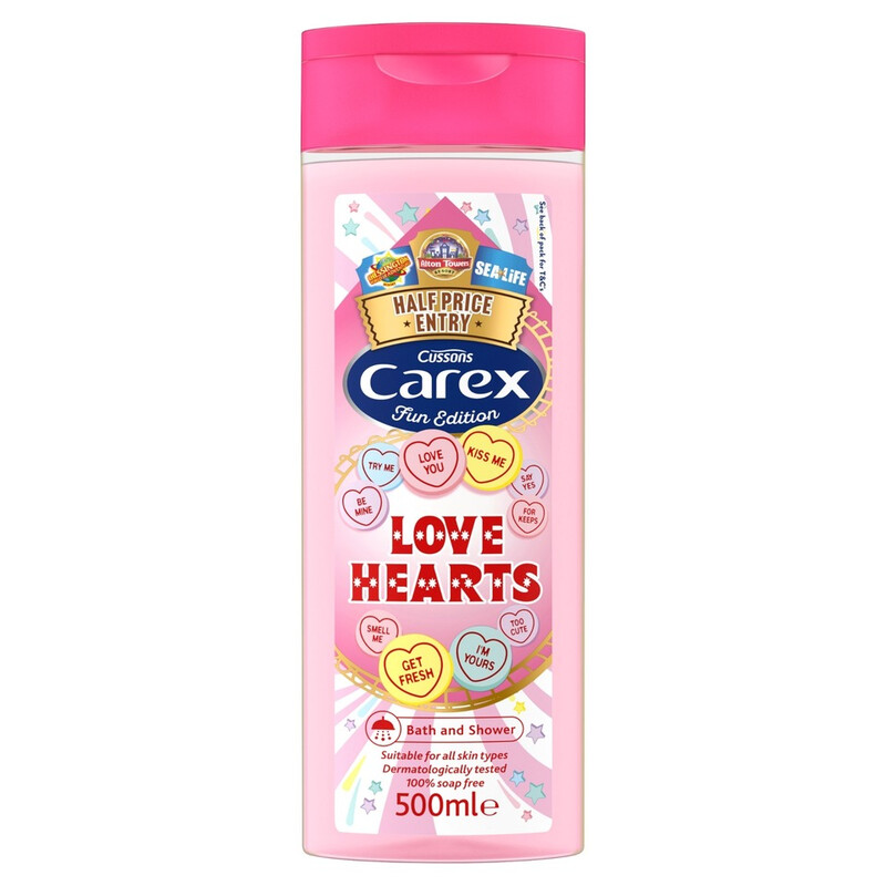 Shower Gel Love Hearts 500ml