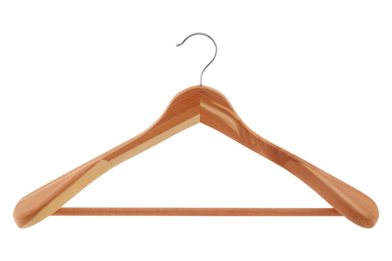 The Dandy Sparrow Cedar Wood Trouser Rail Clothes Hanger