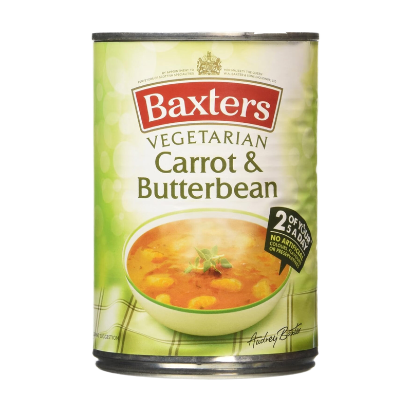 Baxters Light/White Vegetarian Carrot & Butterbean Soup 400G