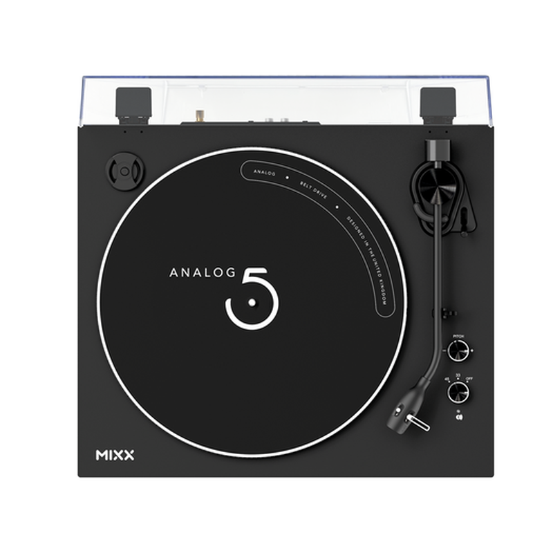 Analog 5 Stereo Vinyl Turntable – Black