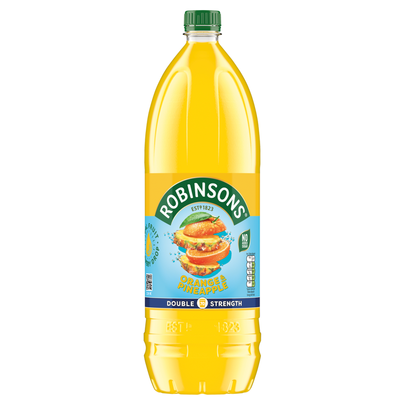 No Added Sugar Squash Double Strength Orange & Pineapple 1.75 L
