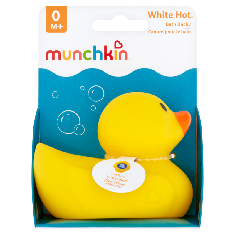 White Hot Bath Ducky 0+ Months