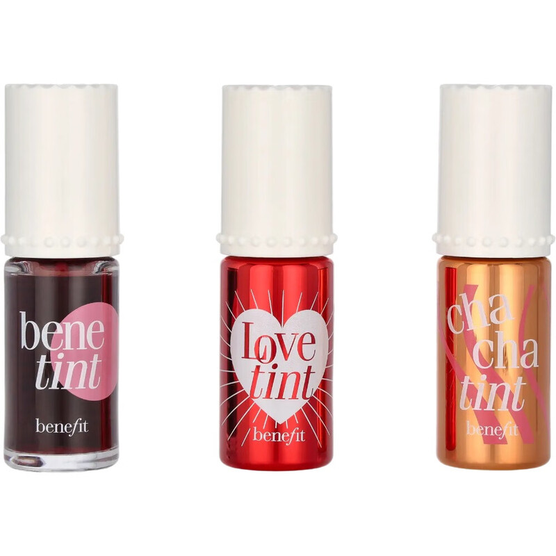 Lip Tints to Love Set 18 ml - 3x6ml - 1x Chachatint Lip & Cheek Stain 6ml/1x Lovetint