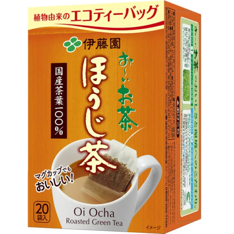 Itoen Oi Ocha Hojicha Premium Roasted Green Tea 20p 伊藤園焙茶 1.8g*20
