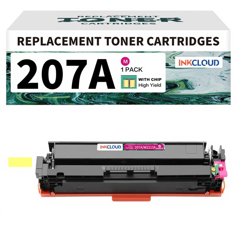Inkcloud 207 A Toner met Chip compatibel voor HP m283fdw M255dw m255nw 1 Magenta