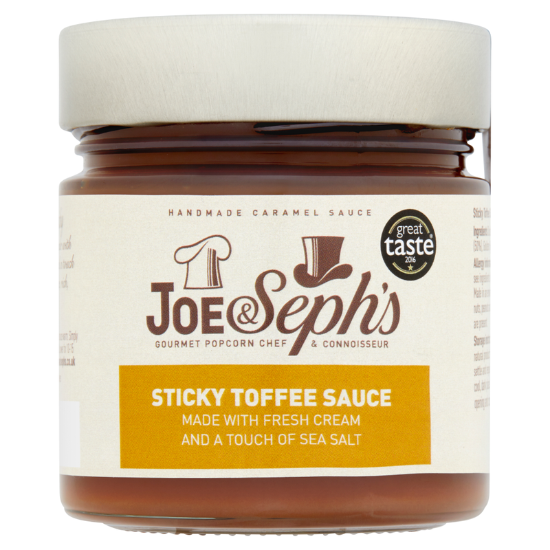 Joe & Seph's Cream/Dark Sticky Toffee Caramel Sauce 230G