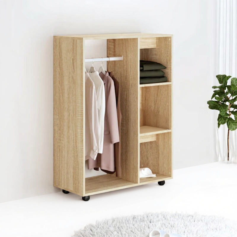 vidaXL Armoire 80x40x110 cm bois traité couleur chêne Sonoma
