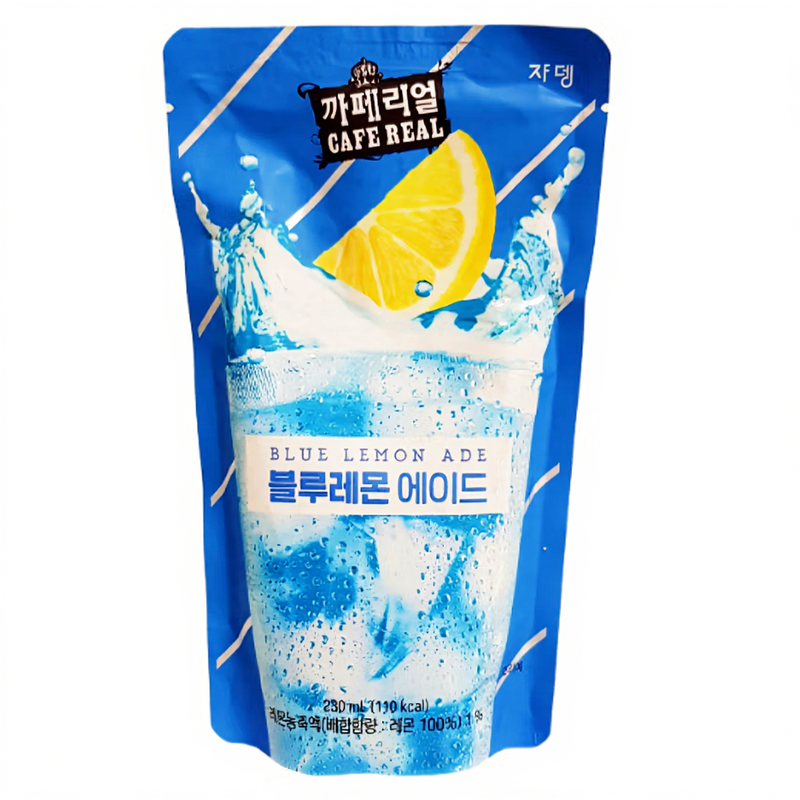Jardin Blue Lemon Ade, koreanisches Beutelgetränk, 230 ml