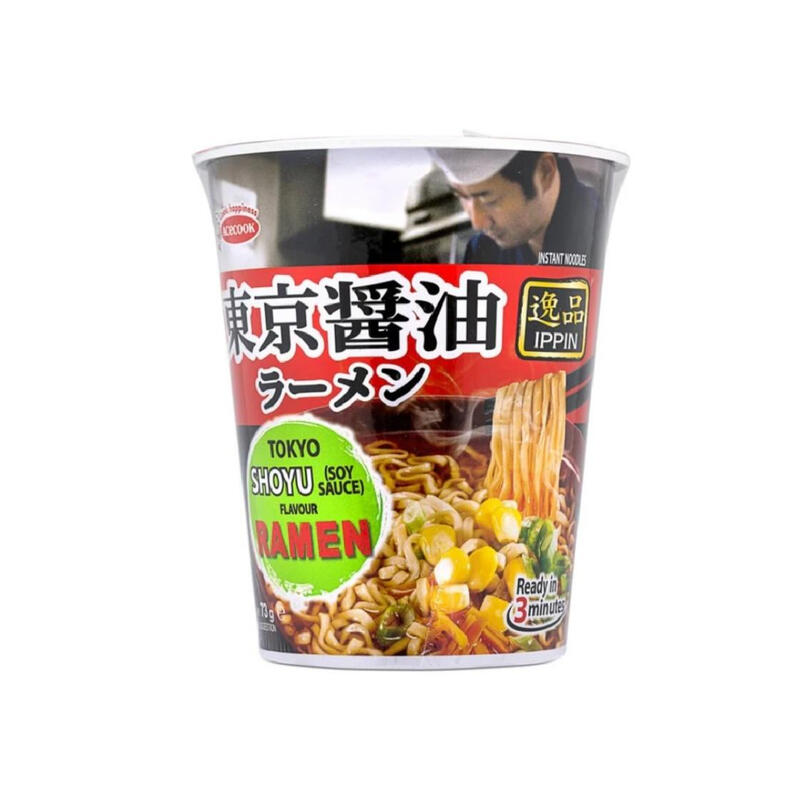 Ippin Instant Ramen Cup Tokyo Shoyu Flavour 73g