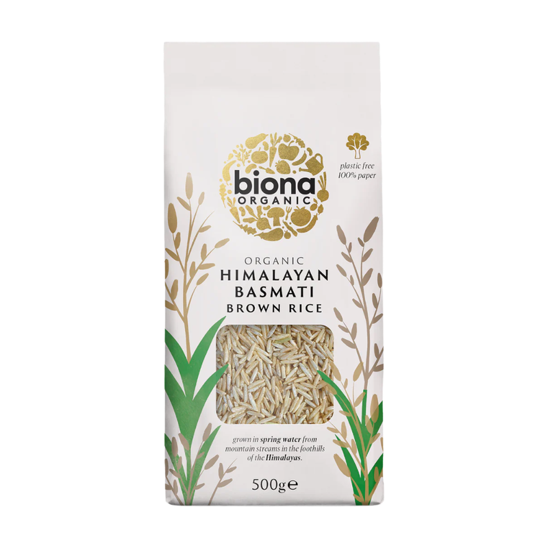 Organic Basmati Rice Brown 500g