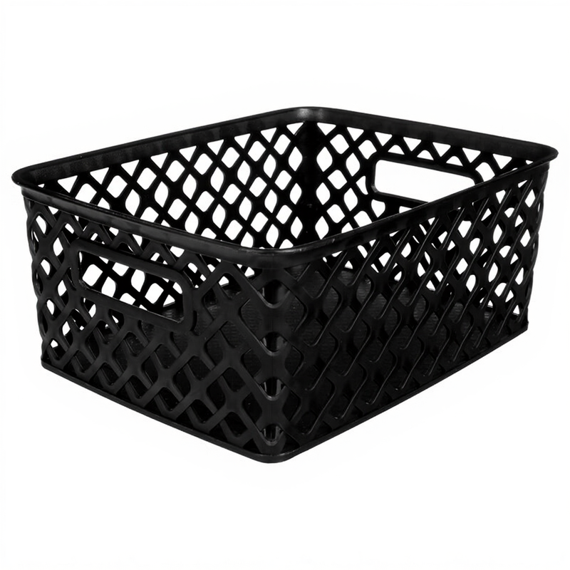 Panier de rangement polyvalent cinq pièces (L. 25,5 cm ; l. 19,5 cm ; H. 10,5 cm)