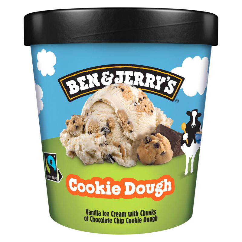 Ice Cream Tub Cookie Dough 465ml