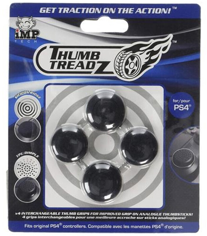 Thumb Treadz - thumb Grips (4pcs) - Black (PS4)
