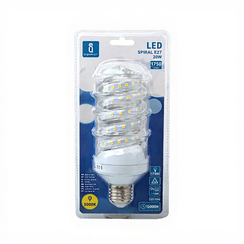 Aigostar LED B5 SPIRAL 20W E27 3000K- jaune- ampoule