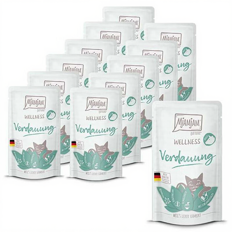 MjAMjAM Wellness - Spijsvertering - Rundvlees 125 g x 12