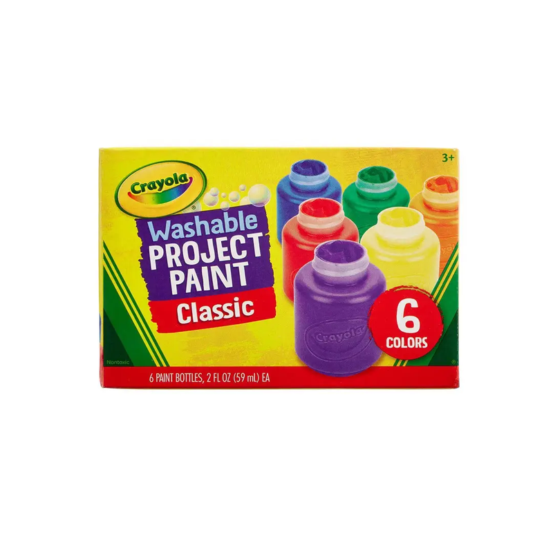 6 Washable Kids Paint Set