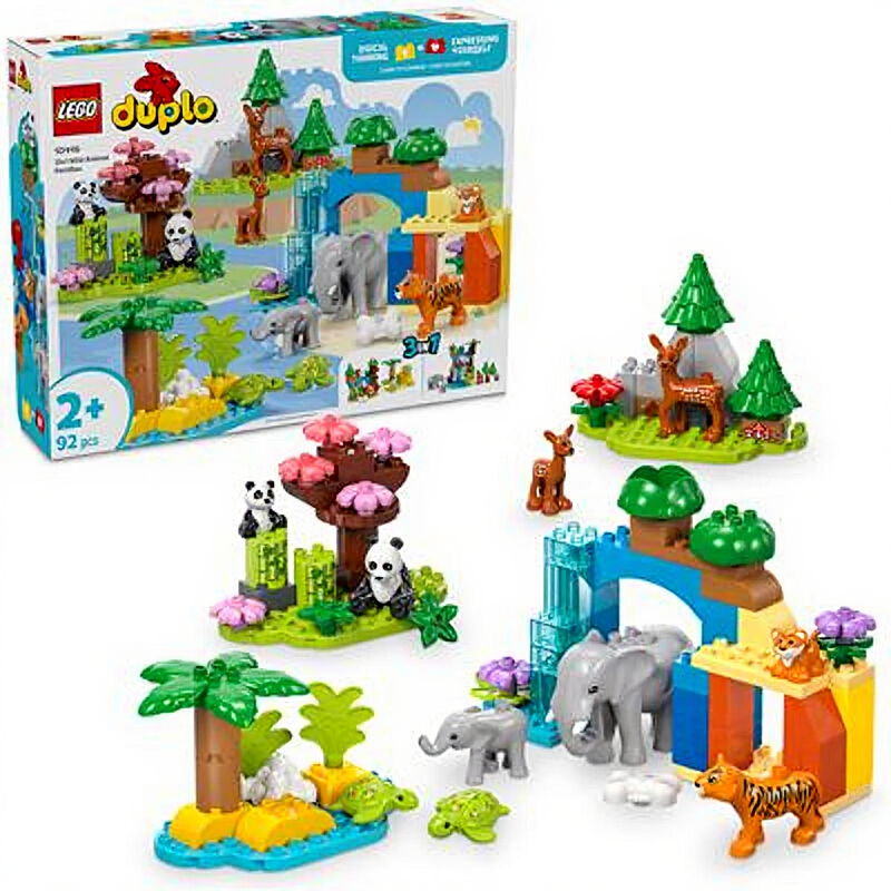 Lego 10446 Duplo Stadt 3in1 Wilde Tierfamilien