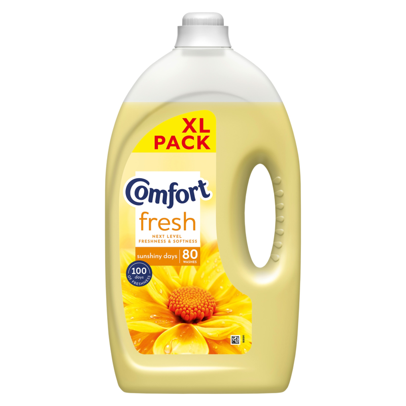 Comfort Fresh Sunshiny Days Liquid Fabric Conditioner 80 Washes 2.4L 4 Pack - Image 8