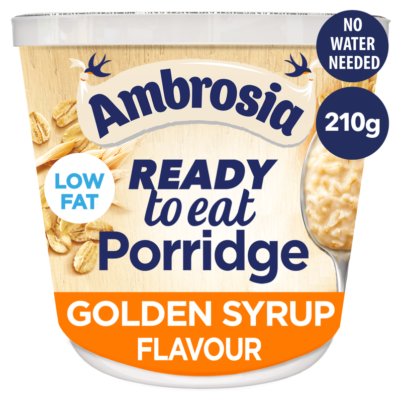 Ambrosia Golden Ready To Eat Porridge Syrup Flavour 210G