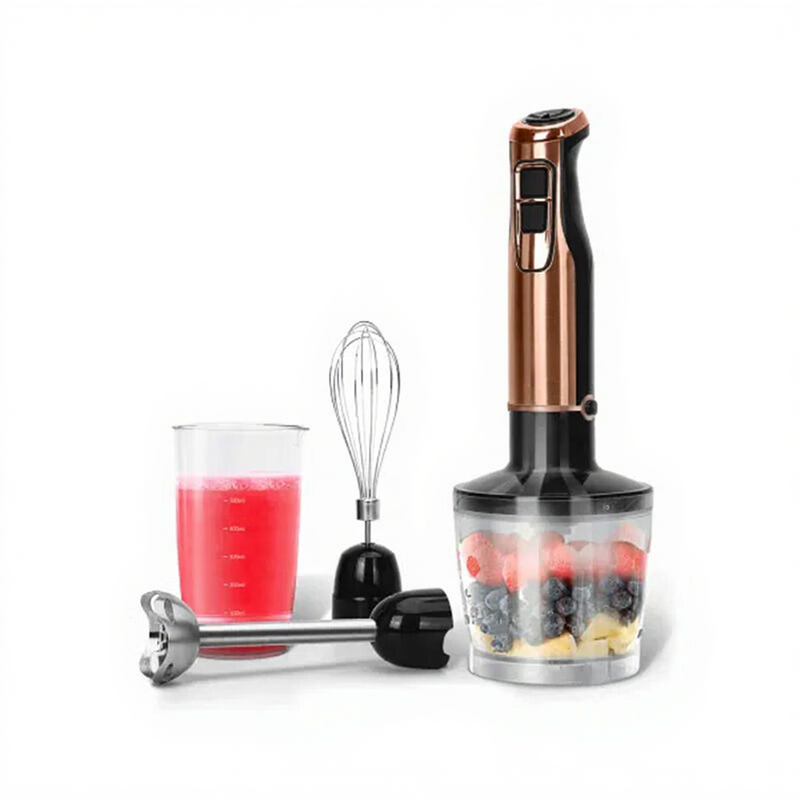 Aigostar staafmixerset roestvrij staal 1000 W roségoud VDE / gesp