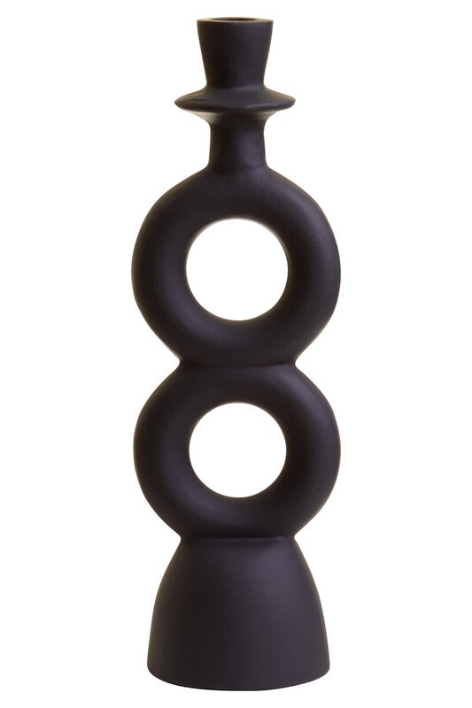 Fifty Five South Black Candle Holder Hapax Large
