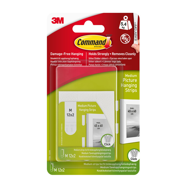 3M Command Command Medium Picture Hanging Strips