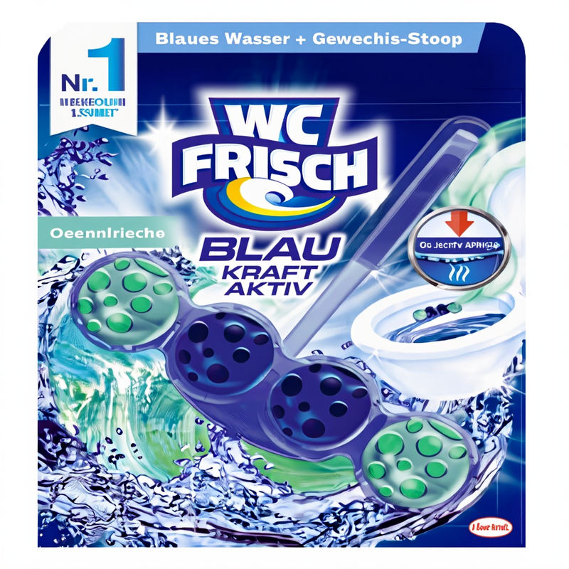 WC Frisch Power-Aktiv Blau WC-Reiniger Ozeanfrische 50 g