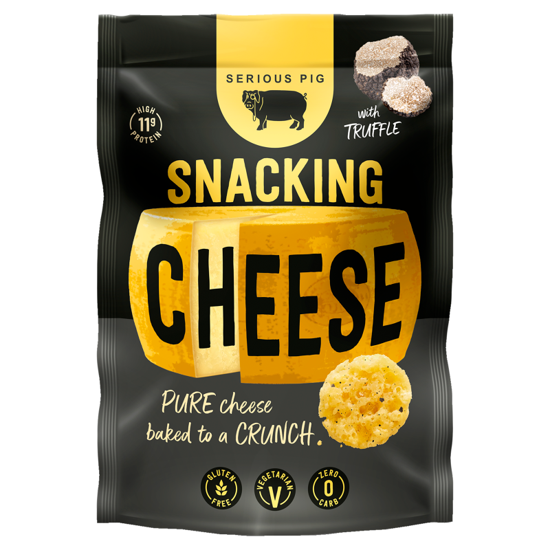 Serious Pig Golden/Black Crunchy Snacking Cheese With Truffle 24G