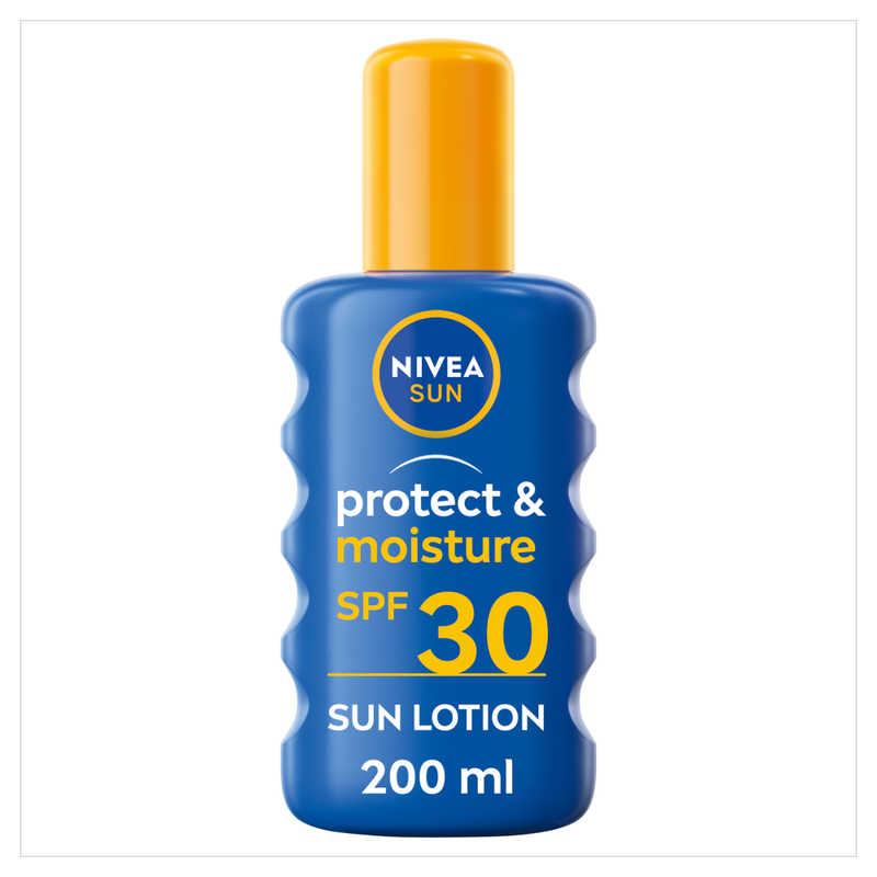 Nivea Sun Protect & Moisture Sunscreen Lotion Spf30 200Ml