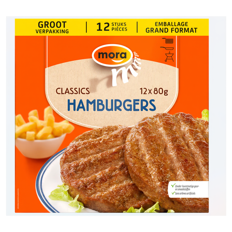 Mora Classics Hamburgers - 12 pcs