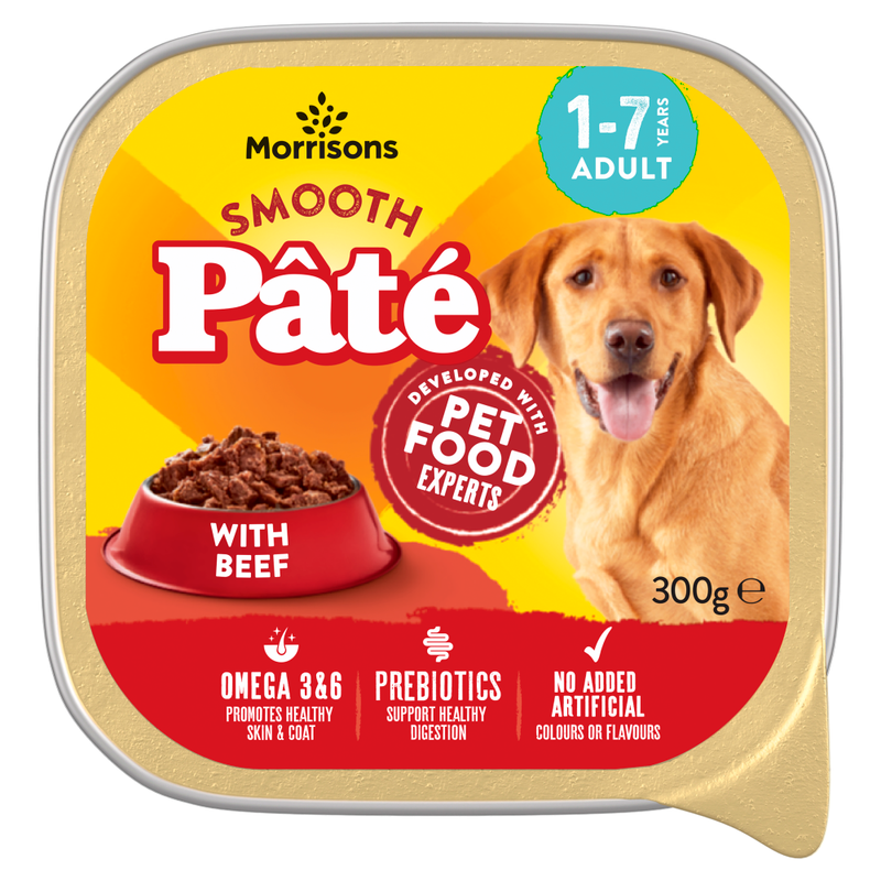 Smooth Pâté with Beef 1-7 Years Adult 300g