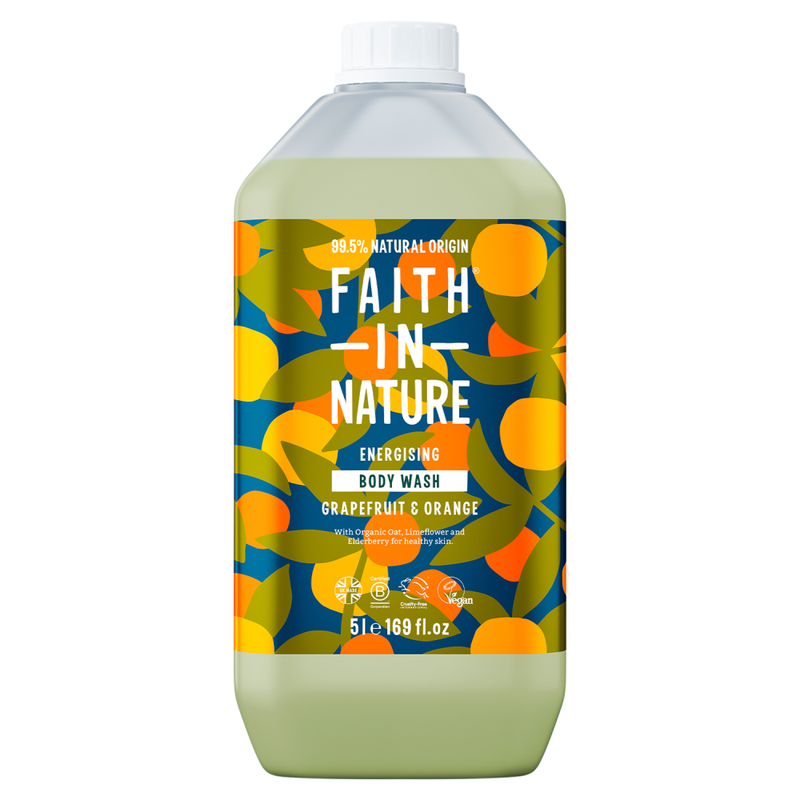 Energising Grapefruit & Orange Body Wash 5l