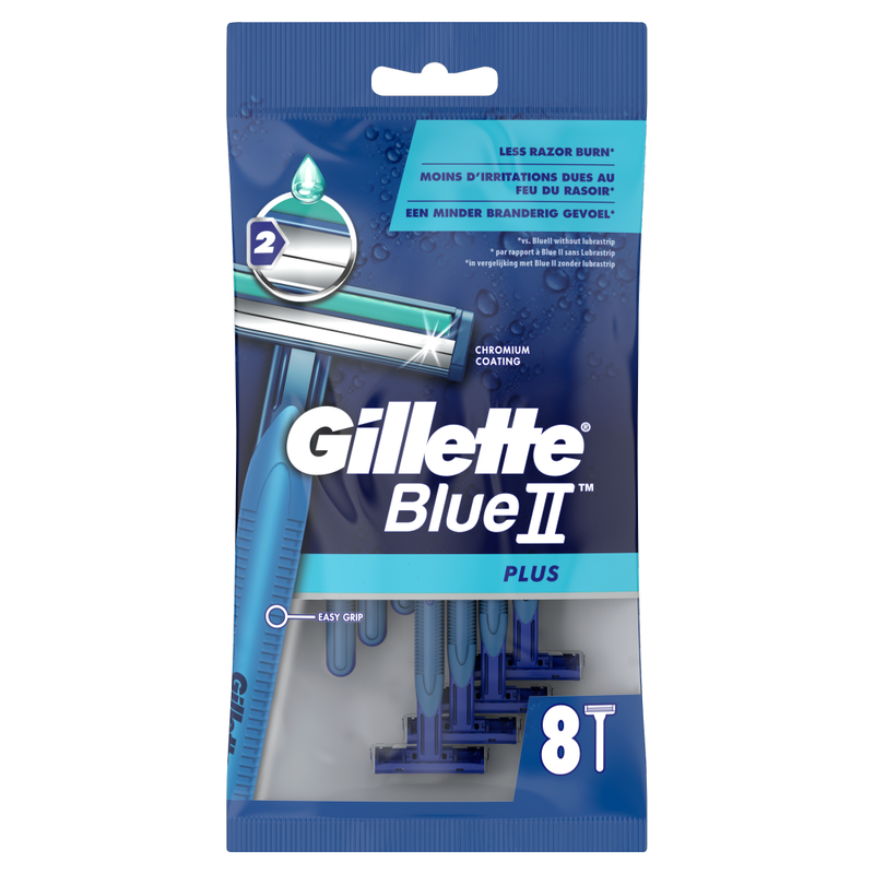 BlueII Plus Men's Disposable Razors 8 Counts