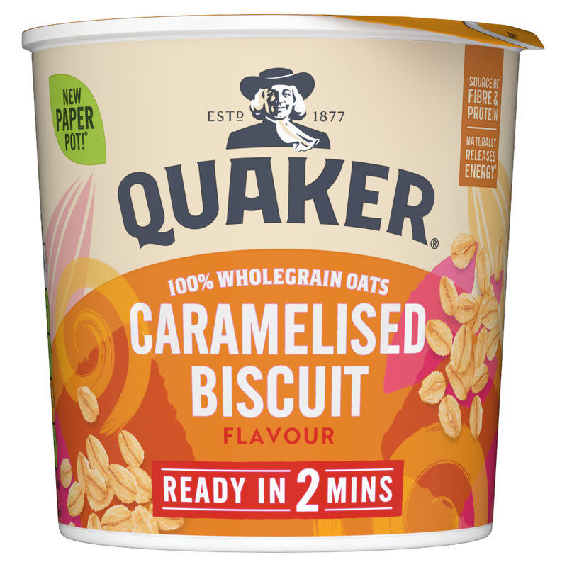 Quaker Oat So Simple Caramelised Biscuit Porridge Pot 57G
