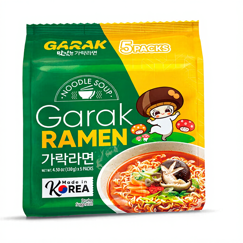 GARAK Pilzgeschmack Ramen 130g x 5 Stück