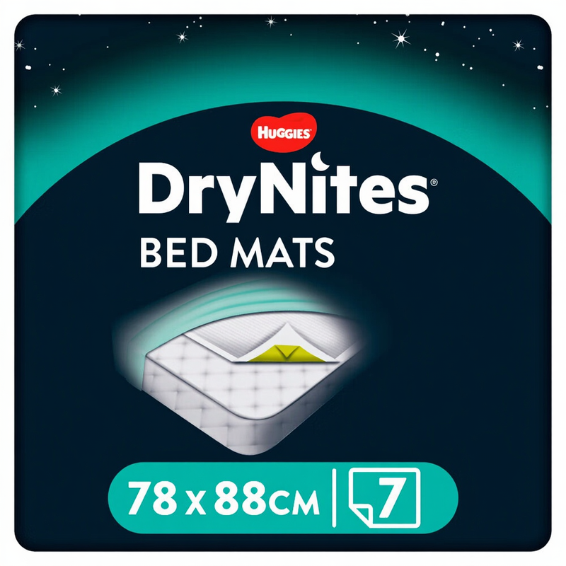 Huggies DryNites Einweg-Bettschutzauflagen 78 x 88cm 7 Stück