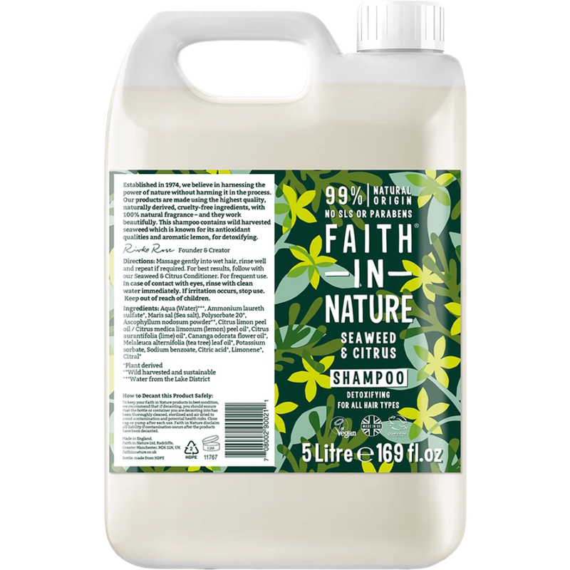 Shampoo Seaweed & Citrus 5L