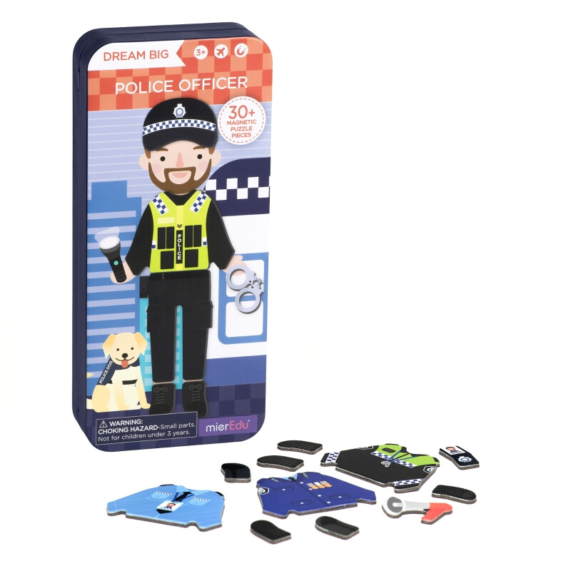 Travel Magnetic Box - Police Officer