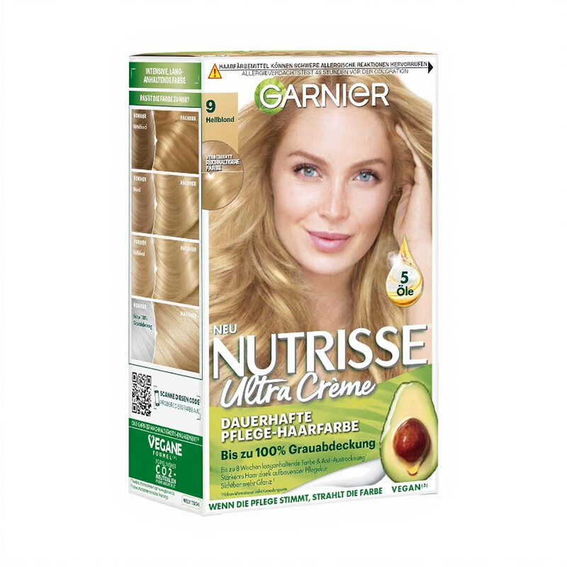 GARNIER Nutrisse Creme Pflege-Haarfarbe 90 Hellblond