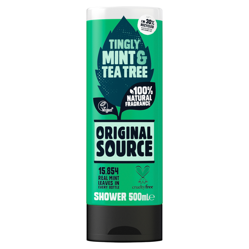 Mint & Tea Tree Vegan Shower Gel 500ml