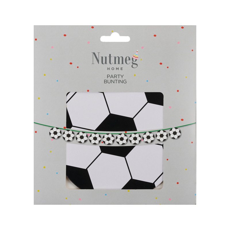 Party Bunting Football Black/White