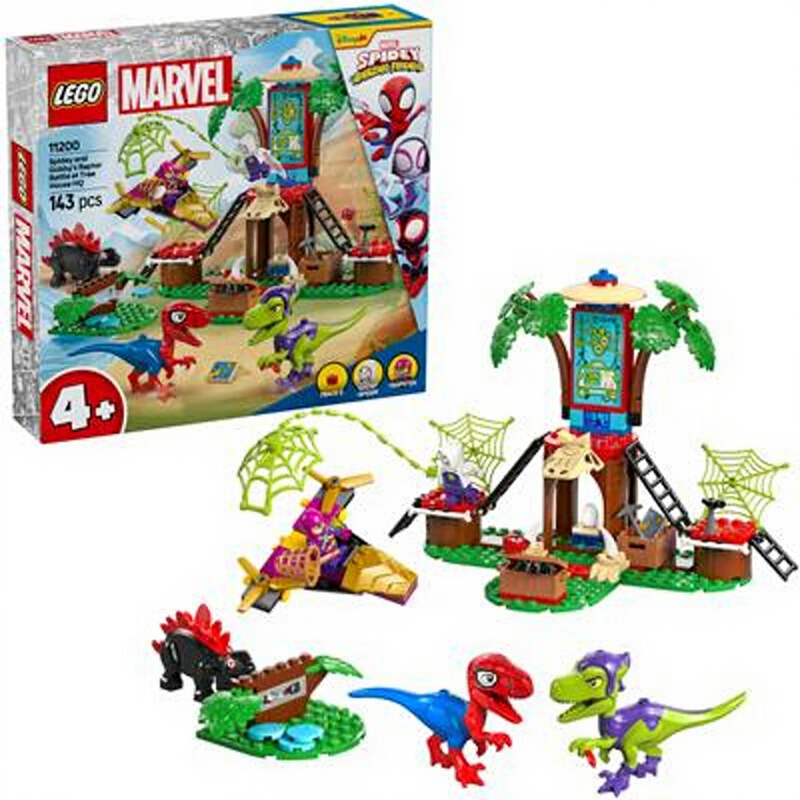 Lego 11200 Spidey Gobby Raptor Kampf Baumhaus